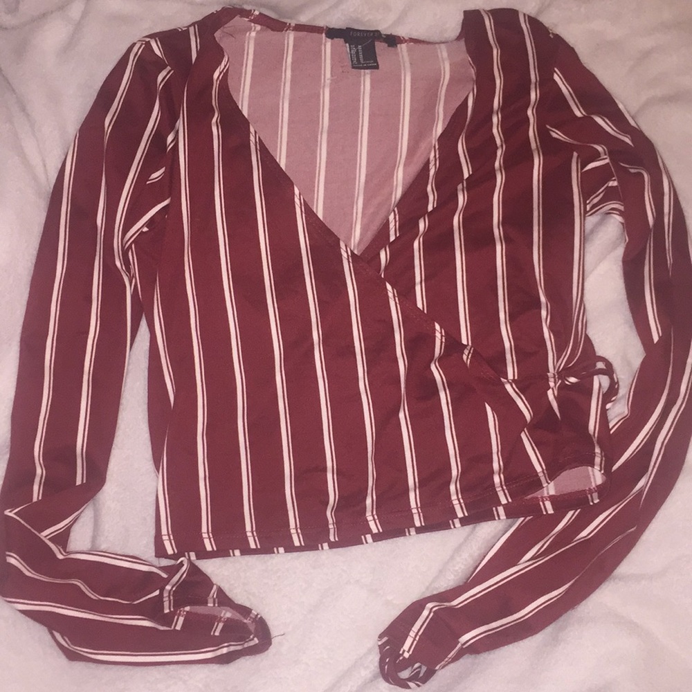 red blouse